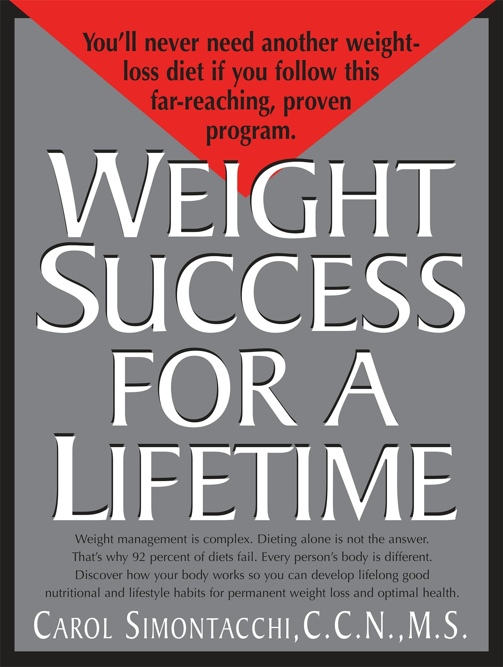 Book cover image for Weight Success for a Lifetime ISBN: 9781681628905