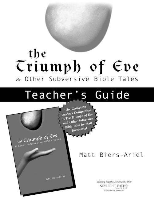 Book cover image for Triumph of Eve Teacher's Guide ISBN: 9781683365808