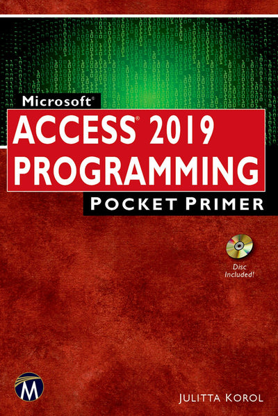 Cover image for Microsoft Access 2019 Programming Pocket Primer, isbn: 9781683924098