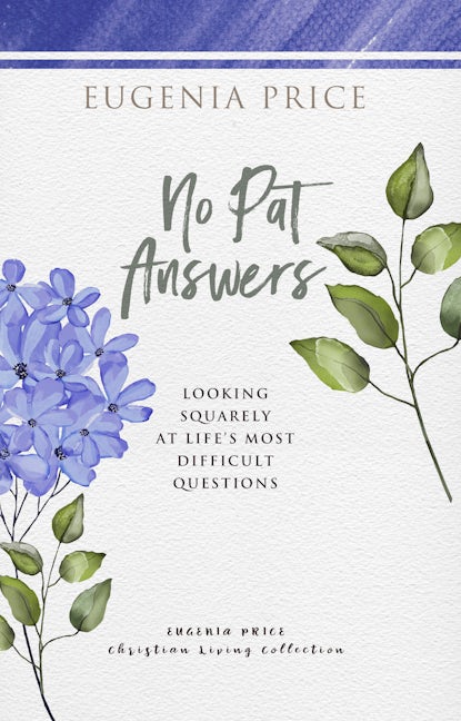 Book cover image for No Pat Answers ISBN: 9781684427345