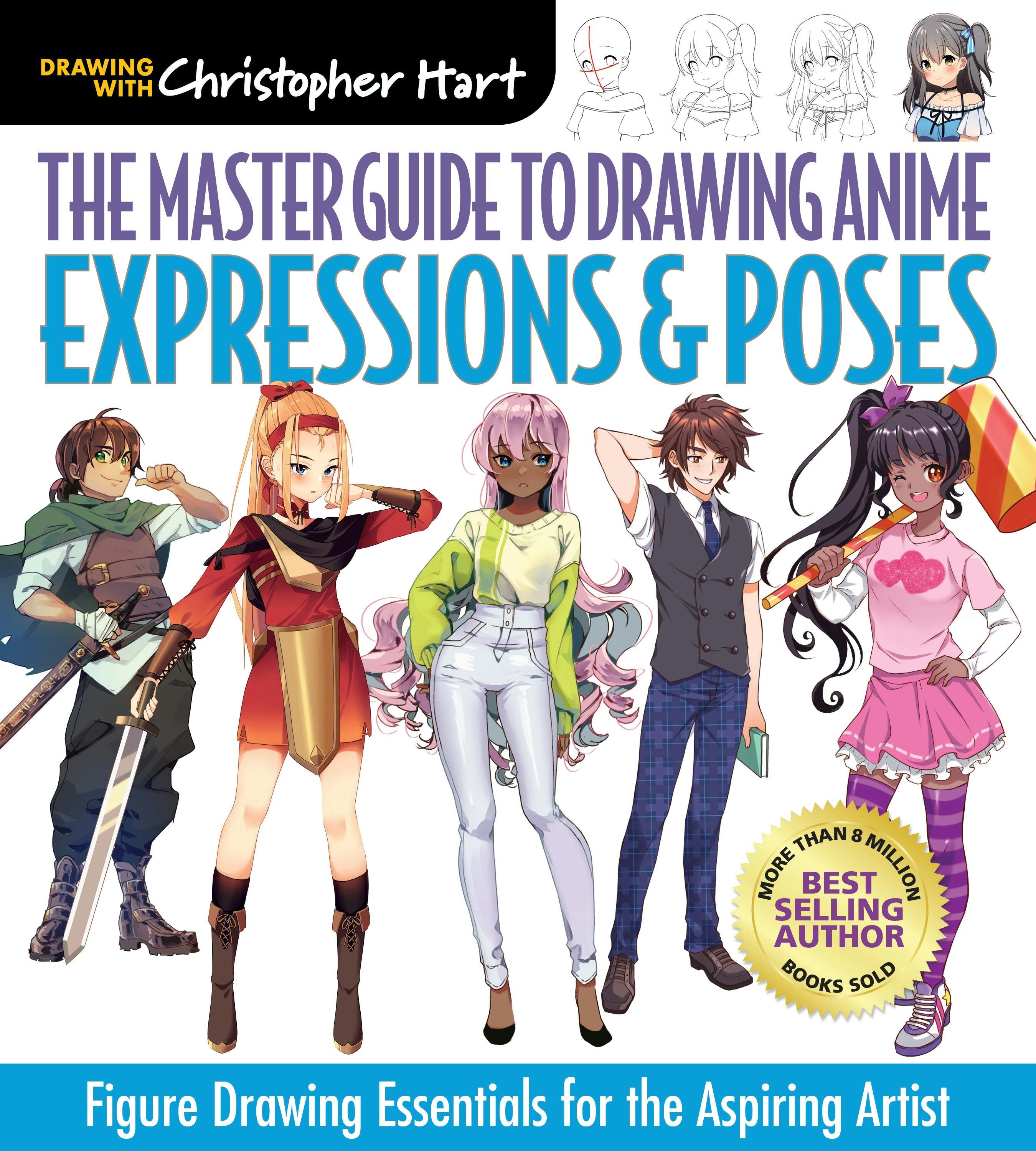 Book cover image for Master Guide to Drawing Anime: Expressions & Poses ISBN: 9781684620364