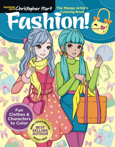 Cover image for Manga Artist's Coloring Book: Fashion!, isbn: 9781684620531