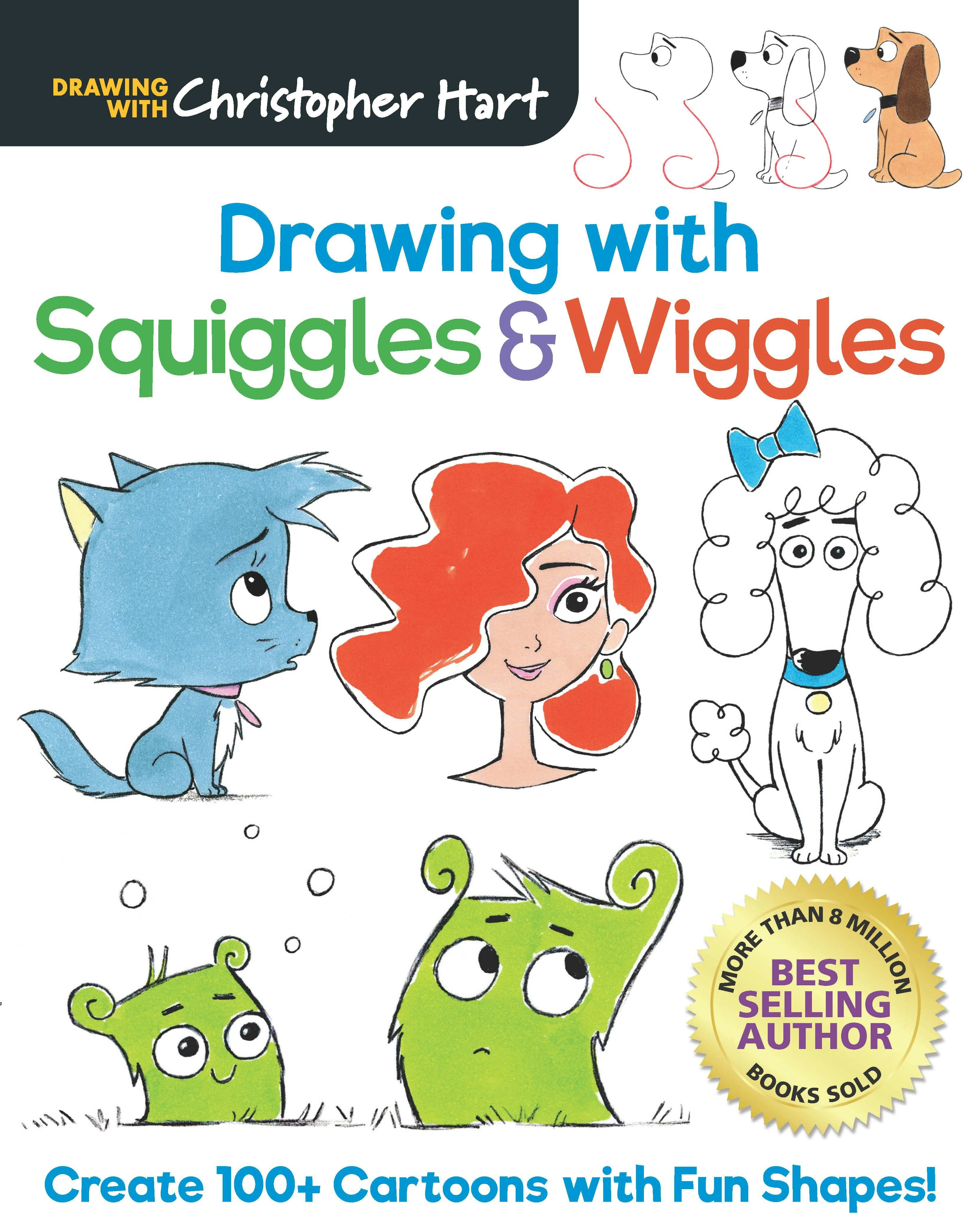 Book cover image for Drawing with Squiggles & Wiggles ISBN: 9781684620586