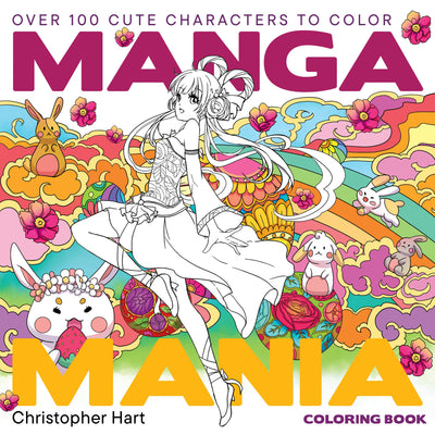 Cover image for Manga Mania Coloring Book, isbn: 9781684620869