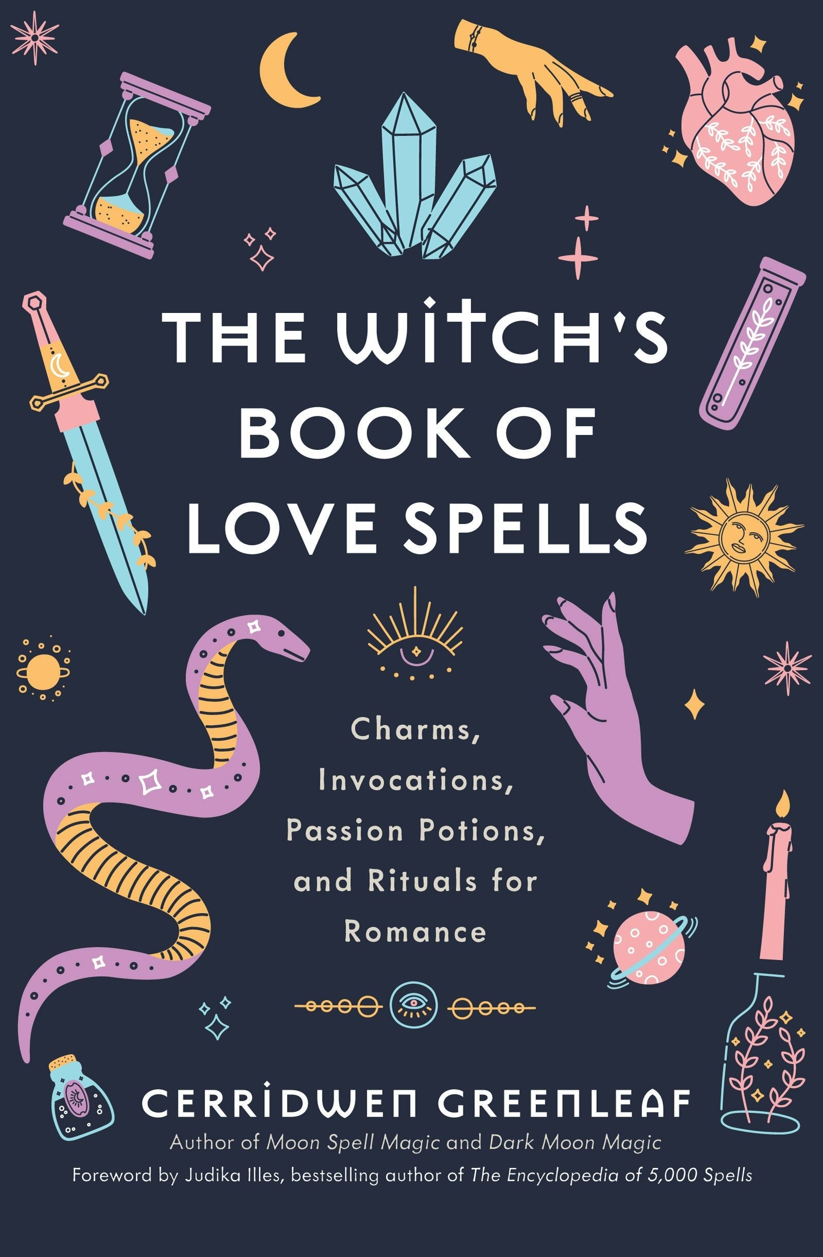 Book cover image for The Witch's Book of Love Spells ISBN: 9781684811168
