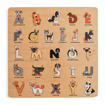 Cover image for Dog Wooden Alphabet Puzzle, isbn: 9781763753853