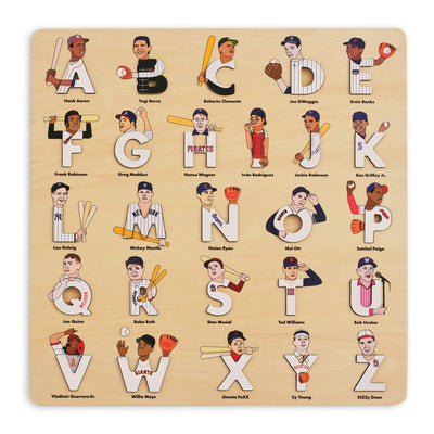Cover image for Baseball Legends Wooden Alphabet Puzzle, isbn: 9781763753860