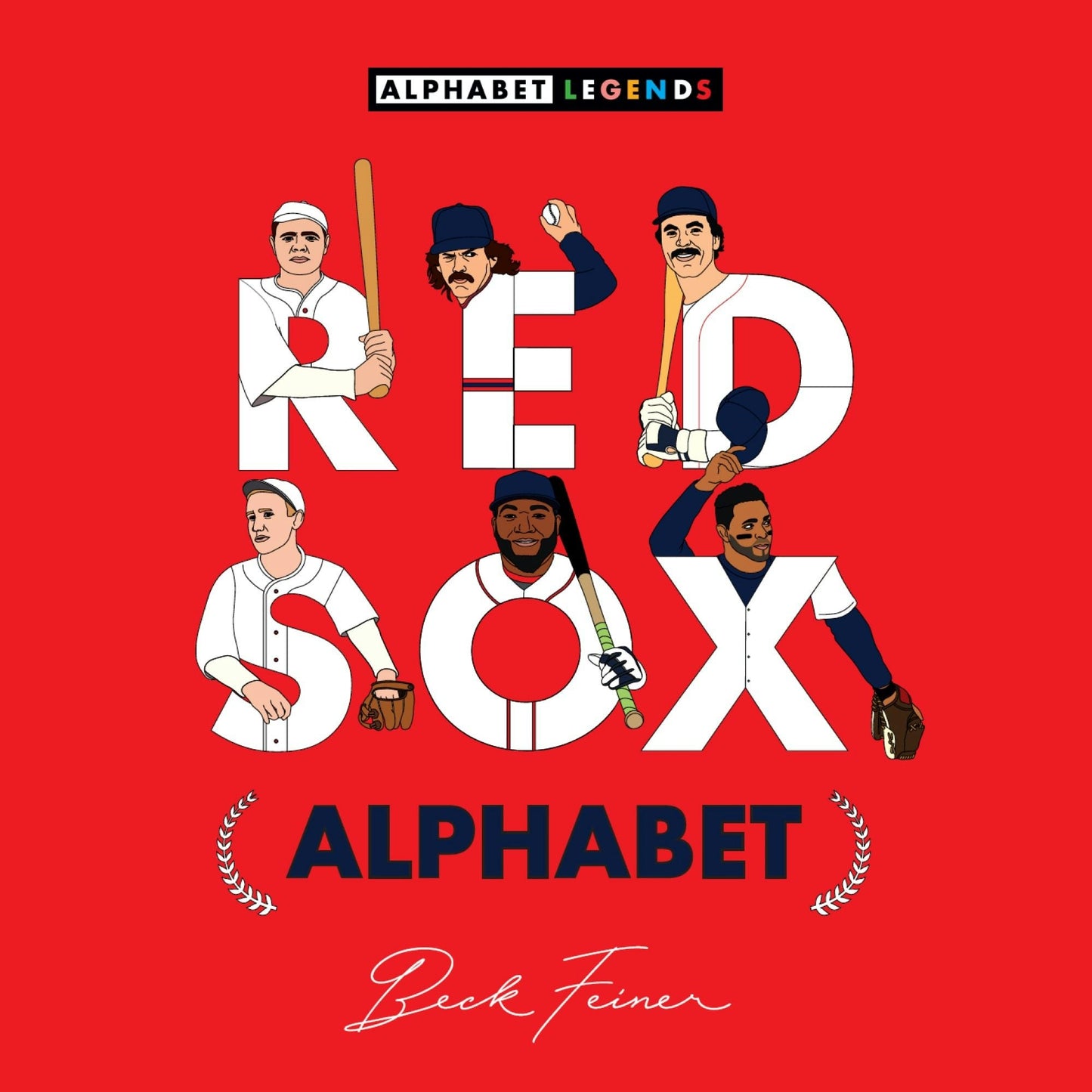 Book cover image for Red Sox Legends Alphabet ISBN: 9781763865235