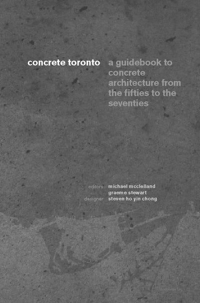 Cover image for Concrete Toronto, isbn: 9781770560314