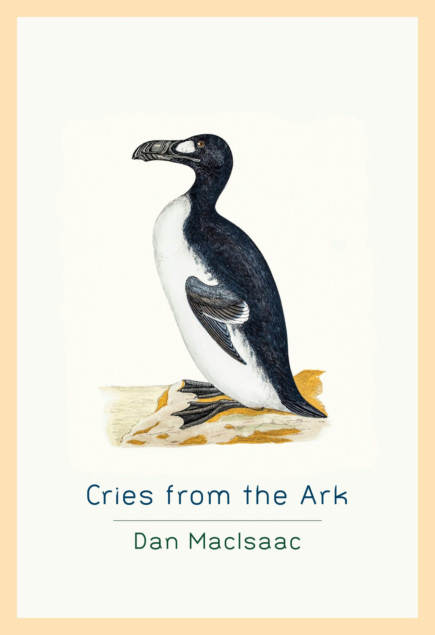 Book cover image for Cries from the Ark ISBN: 9781771314701
