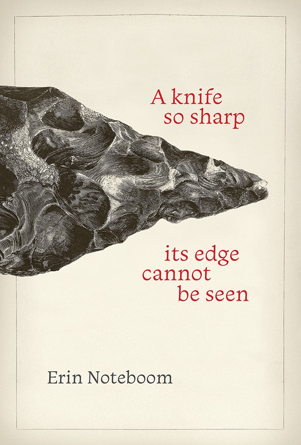 Book cover image for A knife so sharp its edge cannot be seen ISBN: 9781771316026