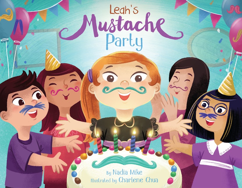 Book cover image for Leah's Mustache Party ISBN: 9781772270815