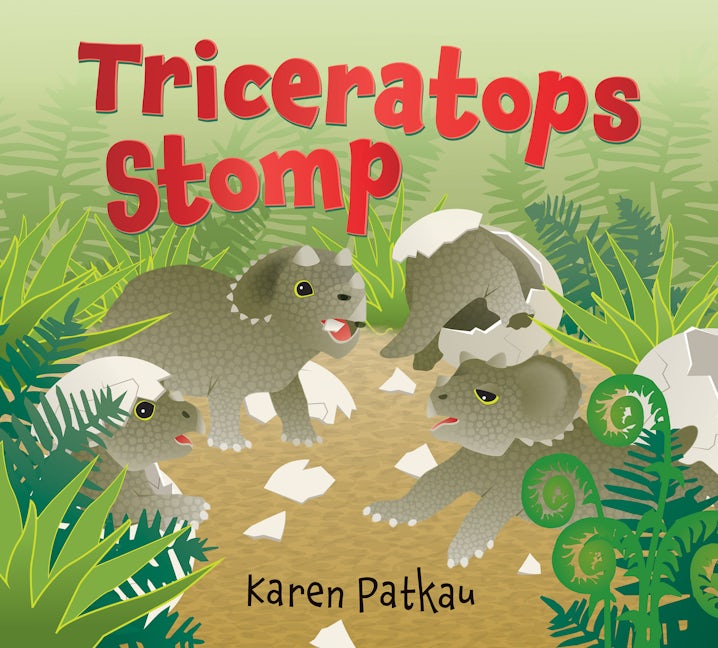 Book cover image for Triceratops Stomp ISBN: 9781772780796