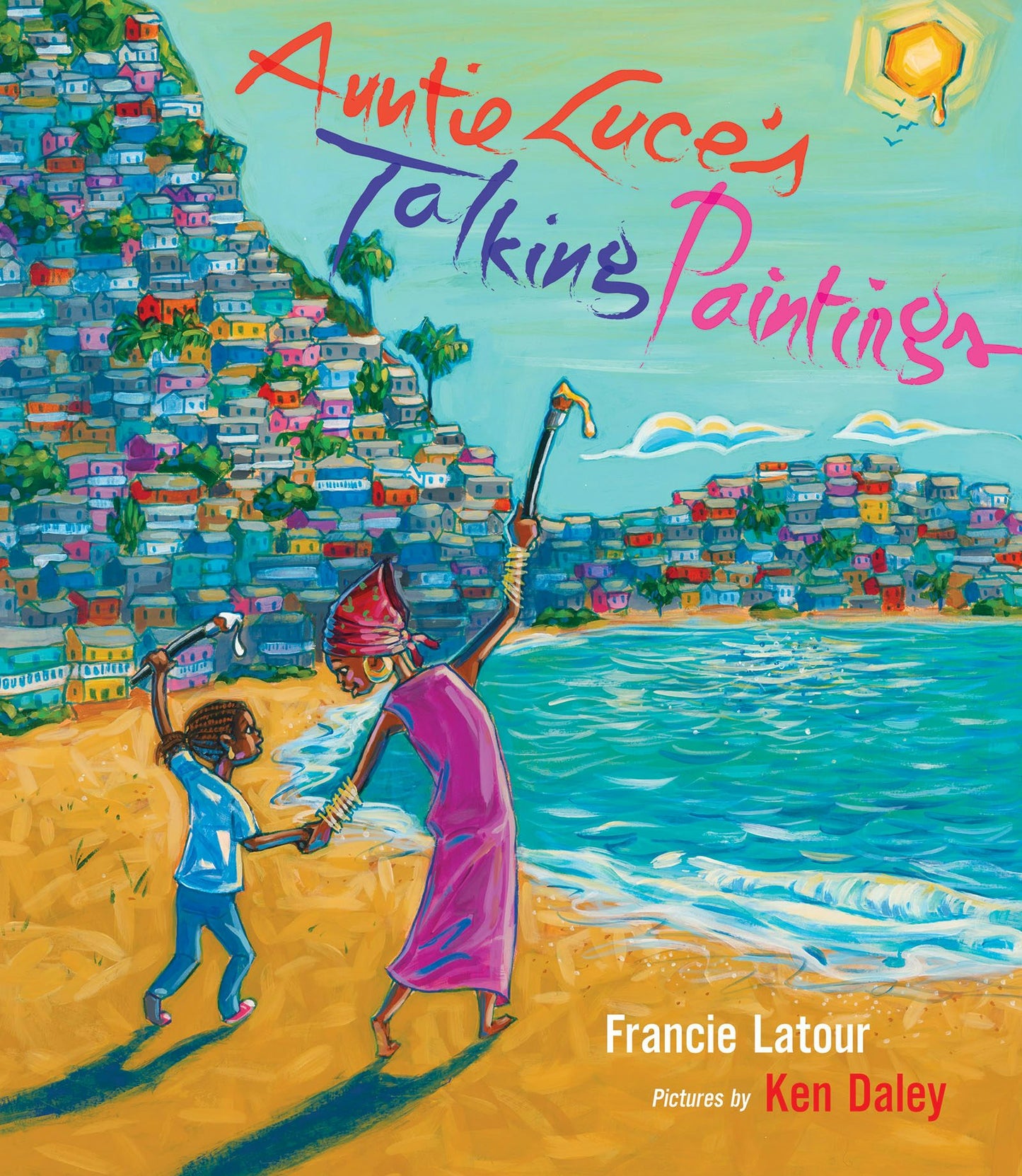 Book cover image for Auntie Luce’s Talking Paintings ISBN: 9781773060415
