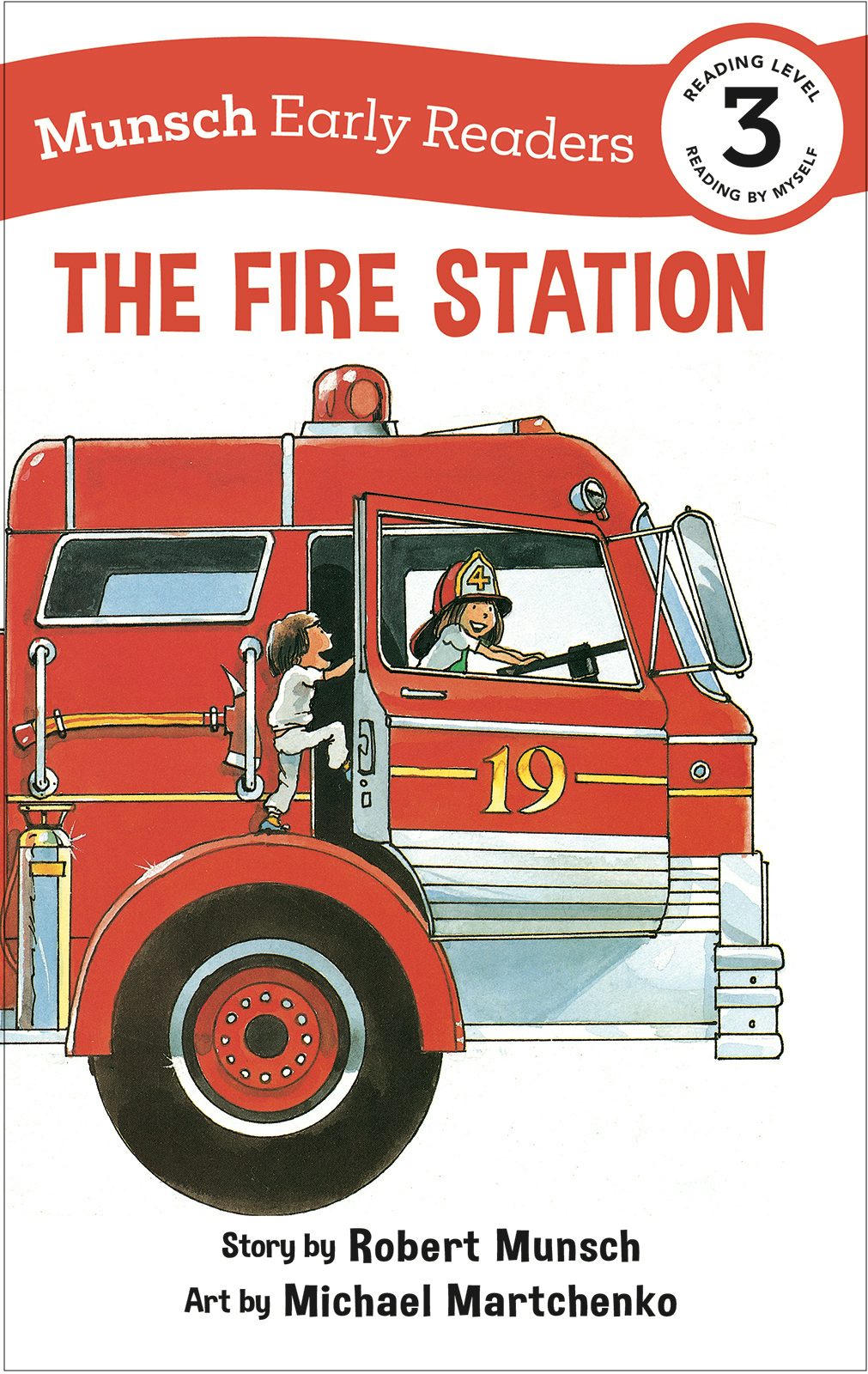 Book cover image for The Fire Station Early Reader ISBN: 9781773216560