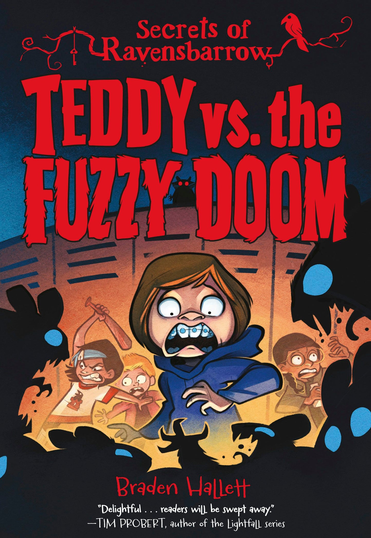 Book cover image for Teddy vs. the Fuzzy Doom ISBN: 9781773218557