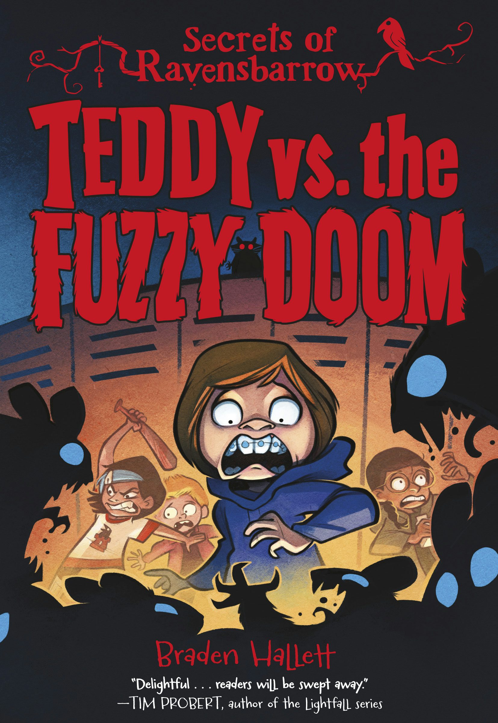 Book cover image for Teddy vs. the Fuzzy Doom ISBN: 9781773218557