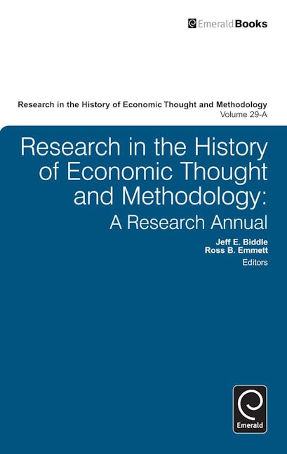 Book cover image for Research in the History of Economic Thought and Methodology ISBN: 9781780520063