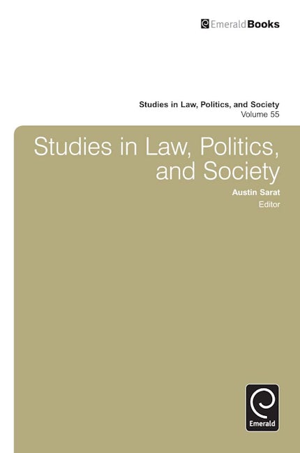 Book cover image for Studies in Law, Politics and Society ISBN: 9781780520803