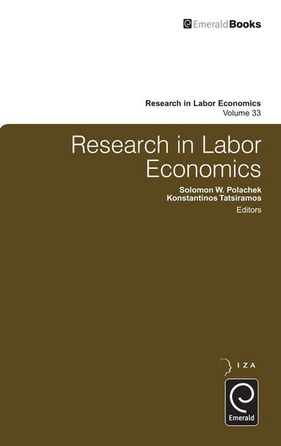 Cover image for Research in Labor Economics, isbn: 9781780523323