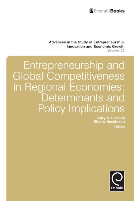 Book cover image for Entrepreneurship and Global Competitiveness in Regional Economies ISBN: 9781780523941