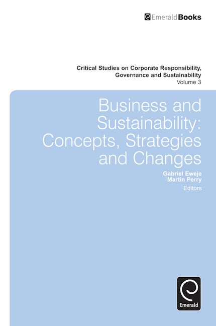 Book cover image for Business & Sustainability ISBN: 9781780524382