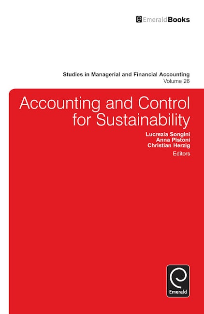 Book cover image for Accounting and Control for Sustainability ISBN: 9781780527666