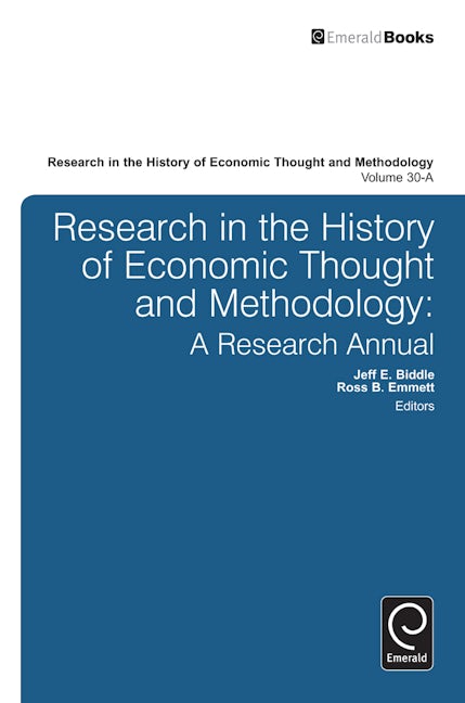 Book cover image for Research in the History of Economic Thought and Methodology ISBN: 9781780528243