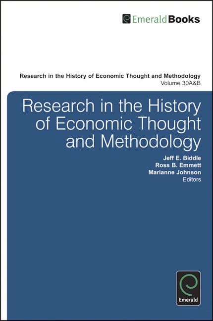 Research in the History of Economic Thought and Methodology