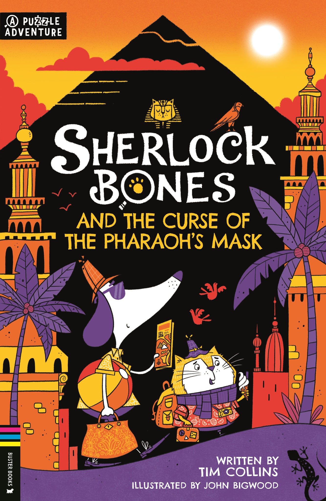 Cover image for Sherlock Bones and the Curse of the Pharaoh's Mask ISBN 9781780557519