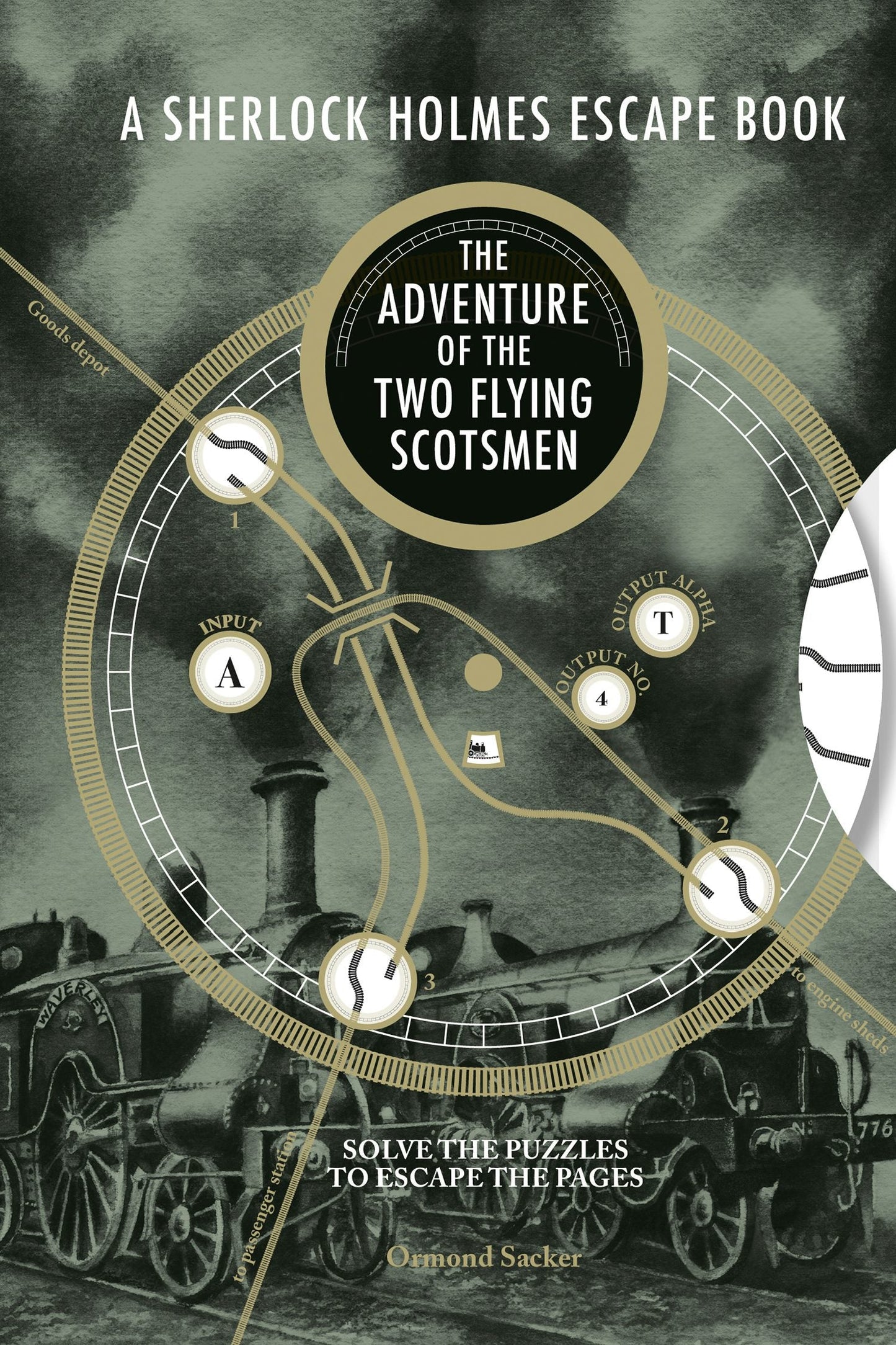 Book cover image for Sherlock Holmes Escape Book: Adventure of the Two Flying Scotsmen ISBN: 9781781454886
