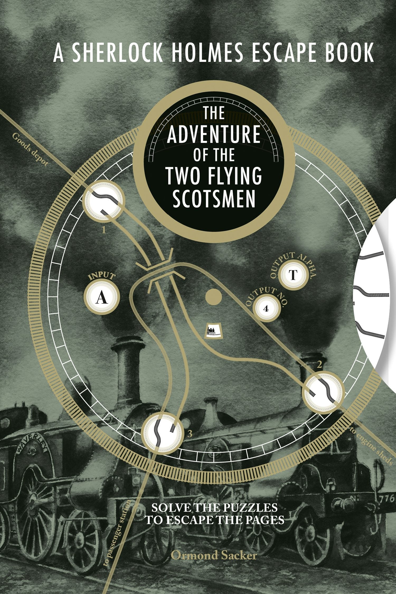 Book cover image for Sherlock Holmes Escape Book: Adventure of the Two Flying Scotsmen ISBN: 9781781454886