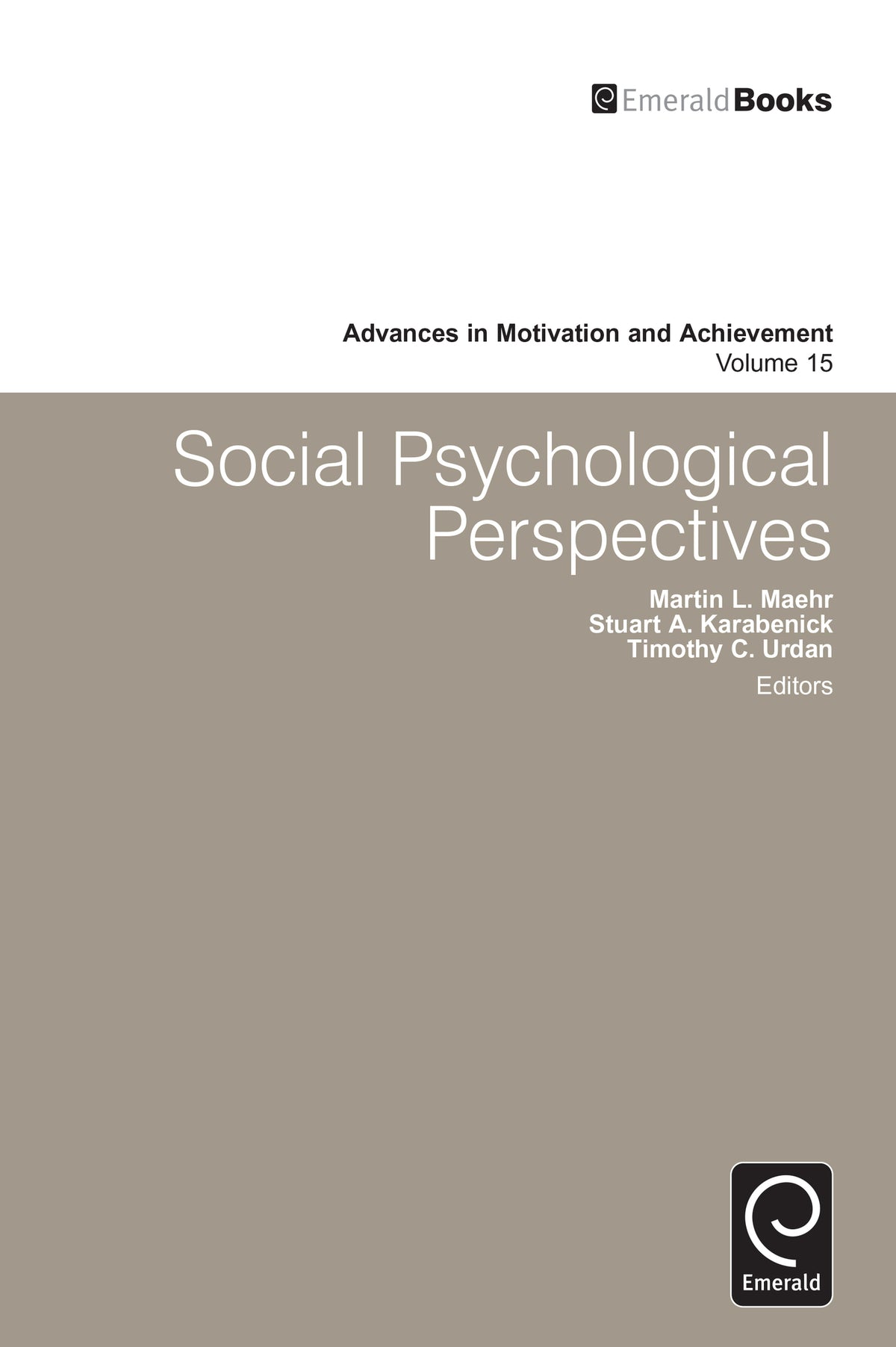 Cover image for Social Psychological Perspectives ISBN 9781781901489