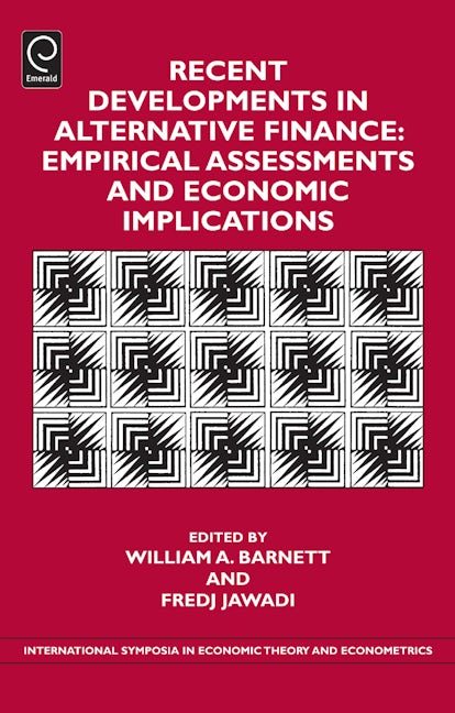 Book cover image for Recent Developments in Alternative Finance ISBN: 9781781903995