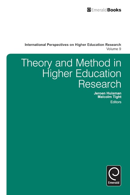 Book cover image for Theory and Method in Higher Education Research ISBN: 9781781906828