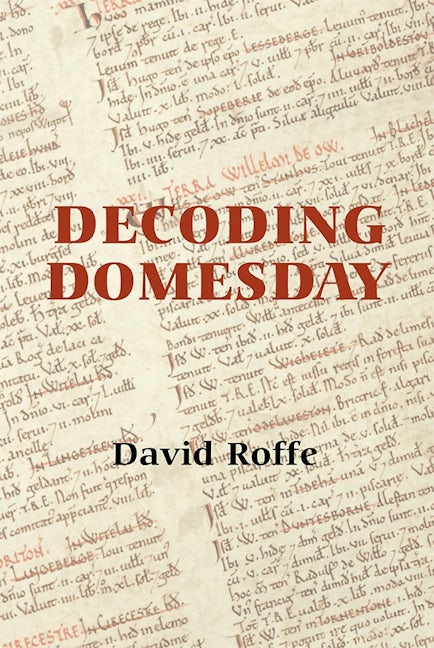 Book cover image for Decoding Domesday ISBN: 9781783270194