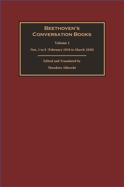 Book cover image for Beethoven's Conversation Books Volume 1 ISBN: 9781783271504