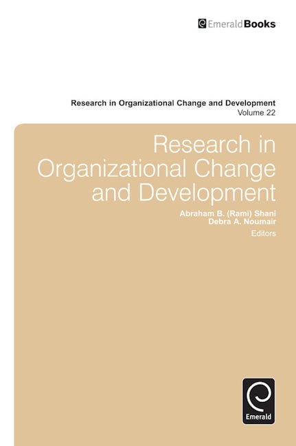 Book cover image for Research in Organizational Change and Development ISBN: 9781783503117