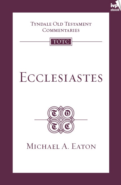 Cover image for TOTC Ecclesiastes, isbn: 9781783592463