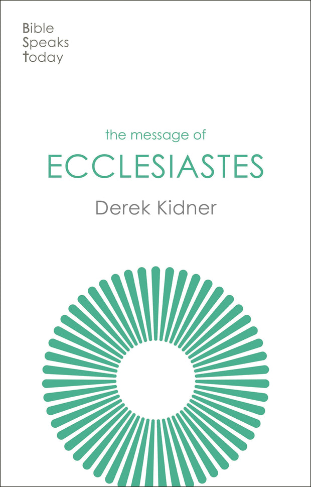 Cover image for The Message of Ecclesiastes, isbn: 9781783596393