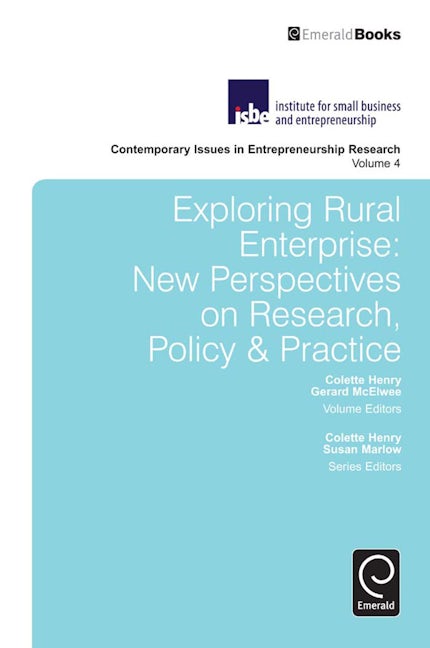 Book cover image for Exploring Rural Enterprise ISBN: 9781784411121