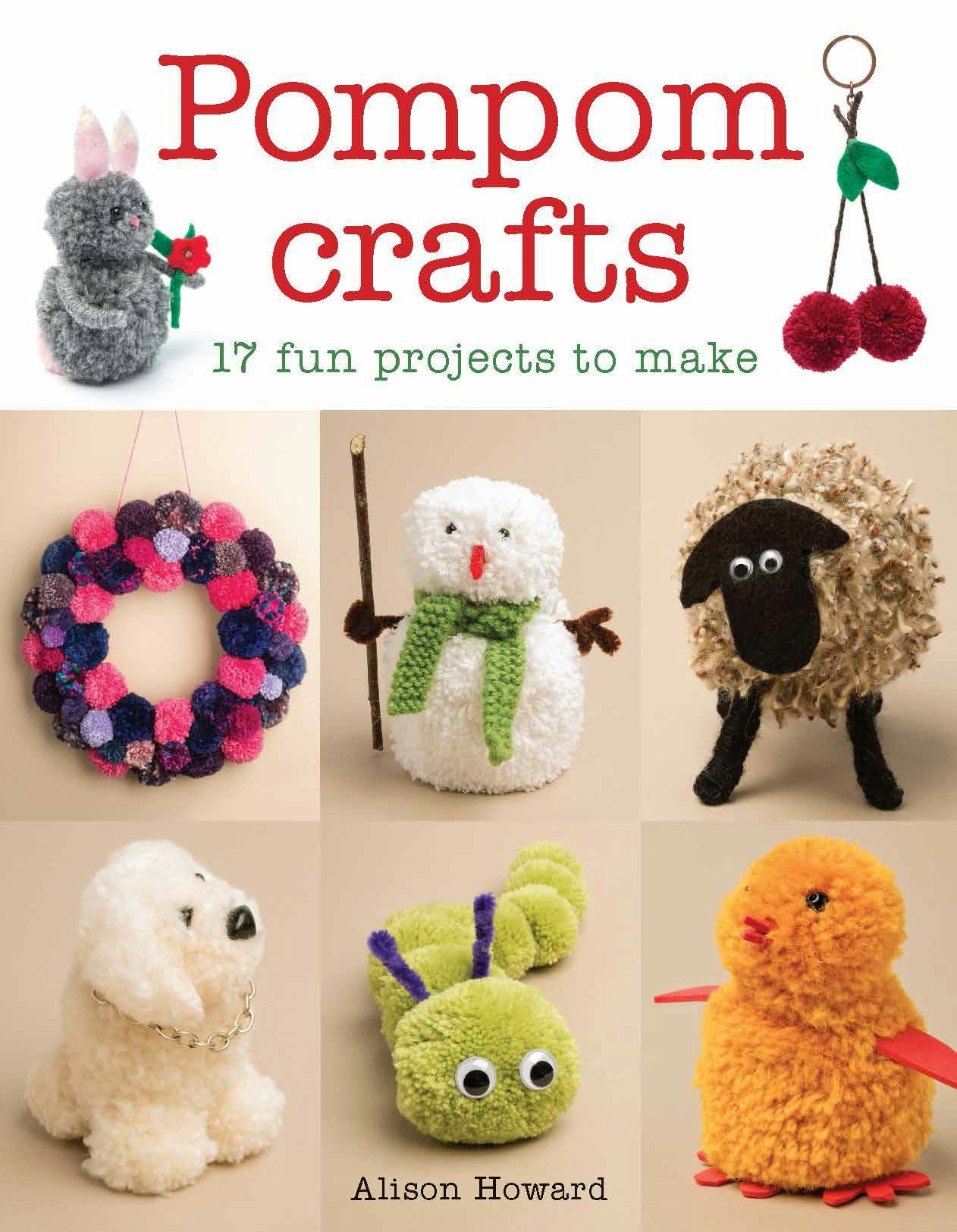 Book cover image for Pompom Crafts ISBN: 9781784942595