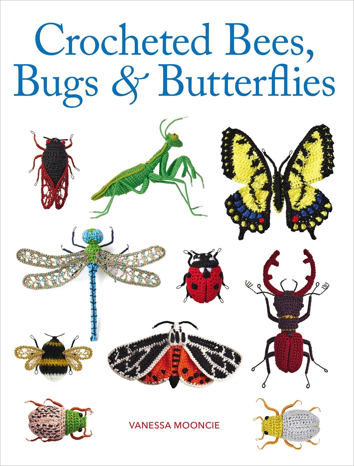 Book cover image for Crocheted Bees, Bugs & Butterflies ISBN: 9781784946357