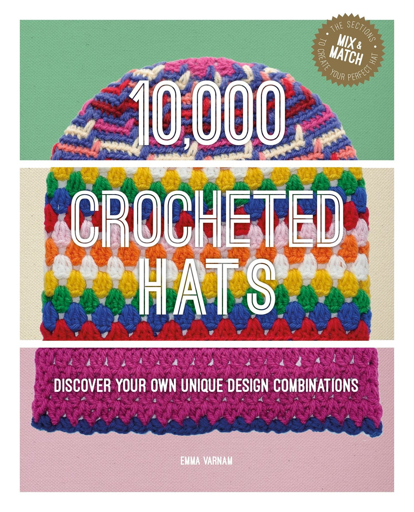 Book cover image for 10,000 Crocheted Hats ISBN: 9781784946692