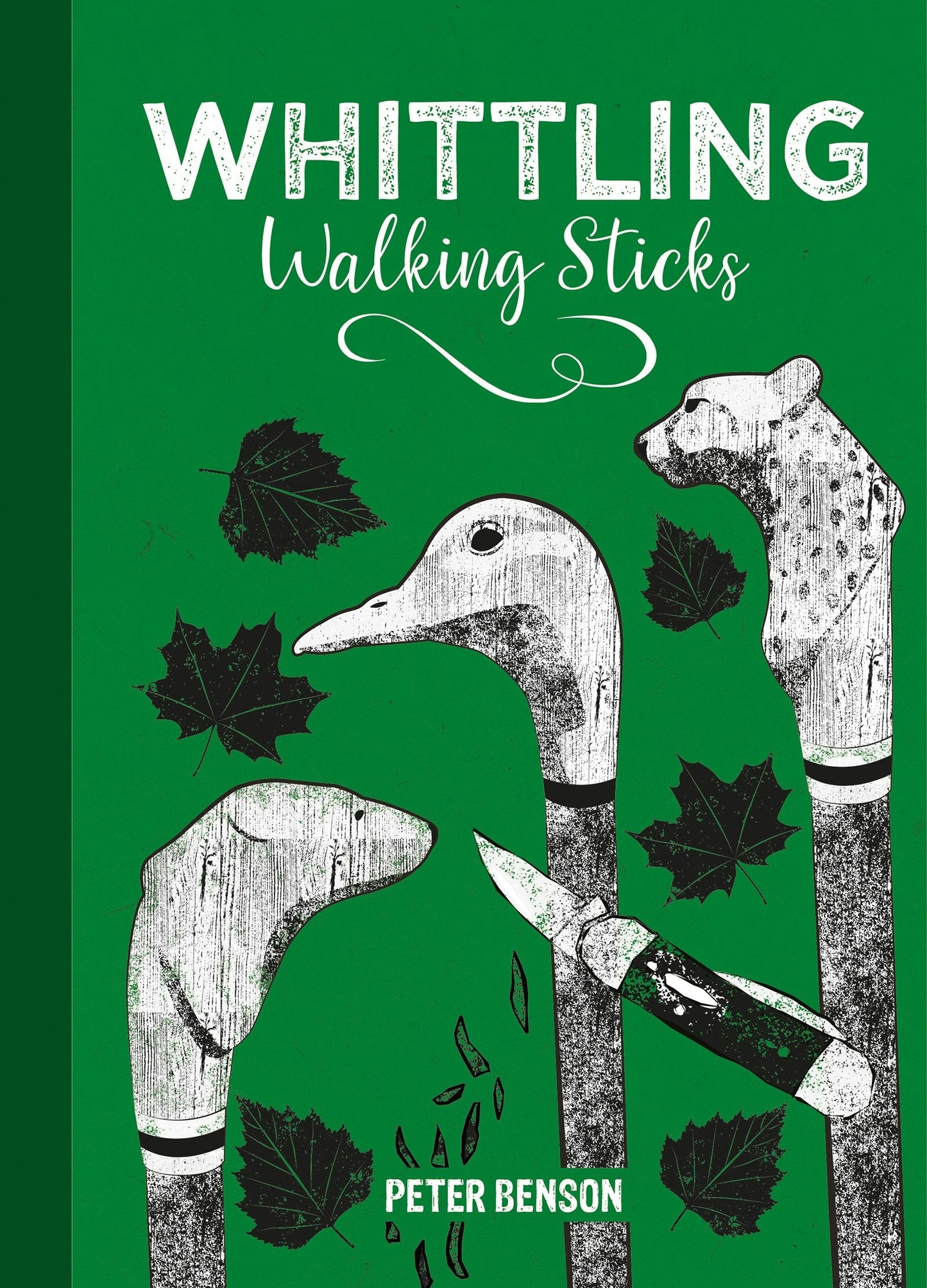 Book cover image for Whittling Walking Sticks ISBN: 9781784946753