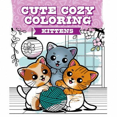 Cover image for Cute Cozy Coloring: Kittens, isbn: 9781784947378