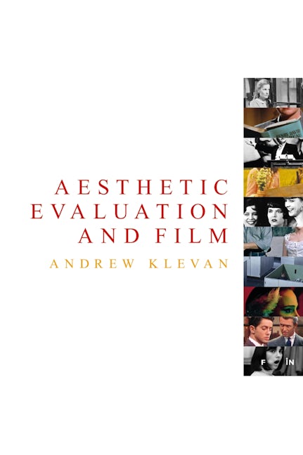 Book cover image for Aesthetic evaluation and film ISBN: 9781784991258