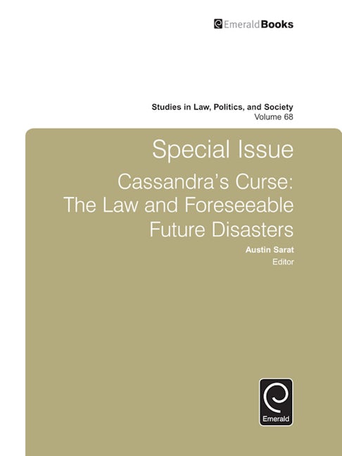 Book cover image for Special Issue Cassandra's Curse ISBN: 9781785602993