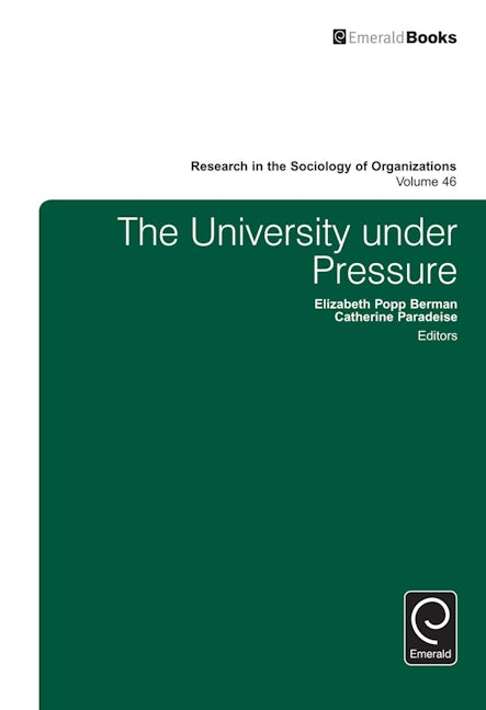Book cover image for The University under Pressure ISBN: 9781785608315