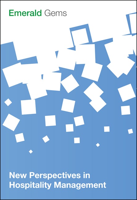 Book cover image for New Perspectives in Hospitality Management ISBN: 9781785608810